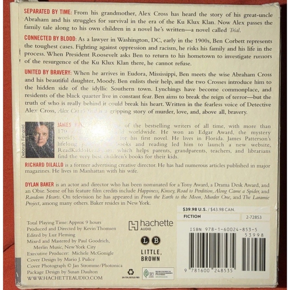 Alex Cross's Trial by Richard DiLallo and James Patterson (2009, Compact... - Picture 2 of 6
